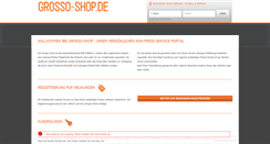 Desktop Screenshot of kossmann-fergg.grosso-shop.de