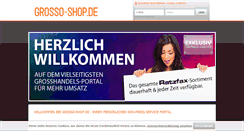 Desktop Screenshot of grosso-shop.de